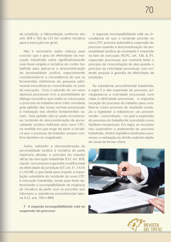 Revista TRT 10 v. 20 n. 1 - Page 69