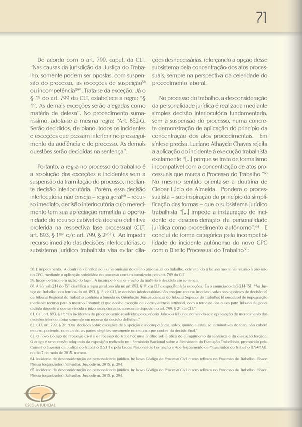 Revista TRT 10 v. 20 n. 1 - Page 70