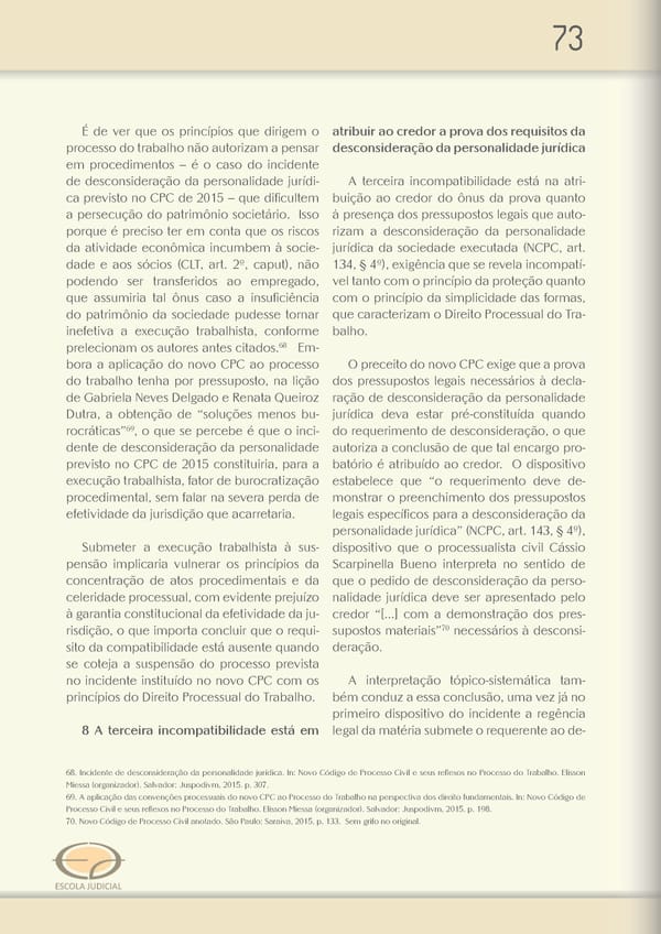 Revista TRT 10 v. 20 n. 1 - Page 72