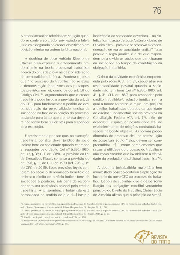 Revista TRT 10 v. 20 n. 1 - Page 75