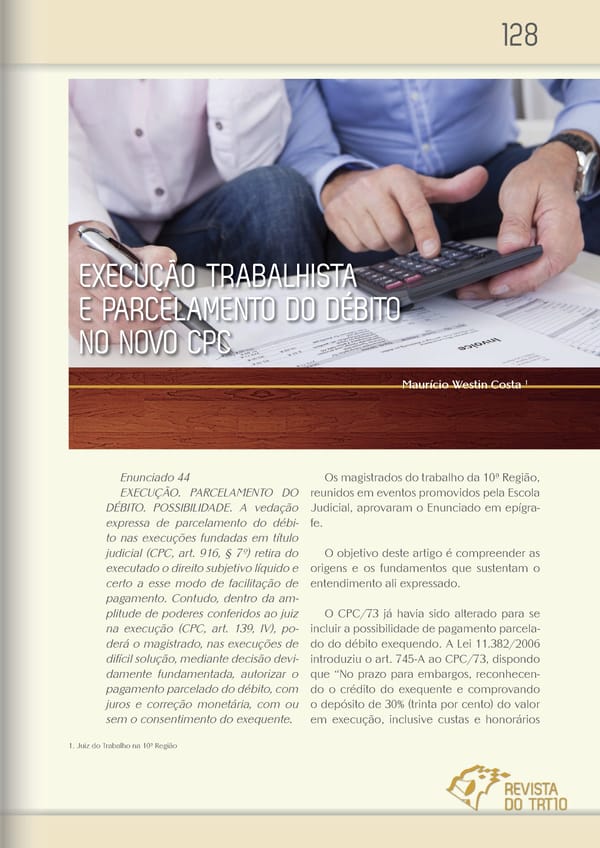 Revista TRT 10 v. 20 n. 1 - Page 127