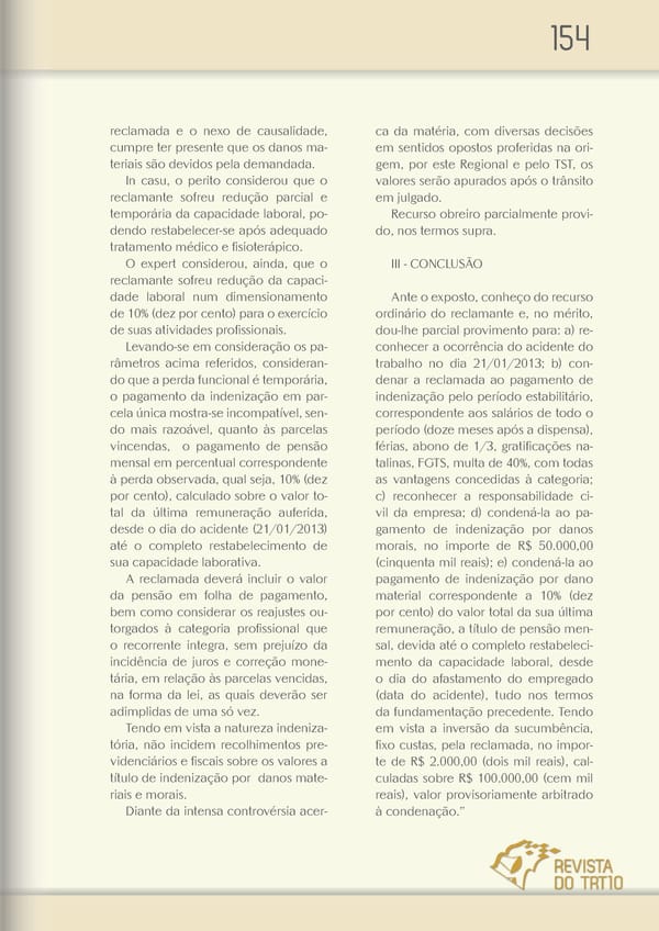 Revista TRT 10 v. 20 n. 1 - Page 153