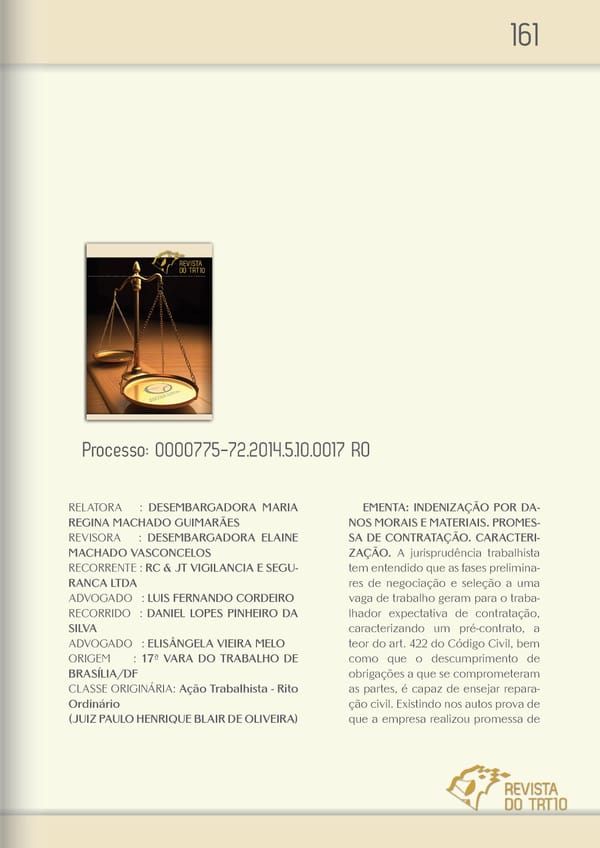 Revista TRT 10 v. 20 n. 1 - Page 160