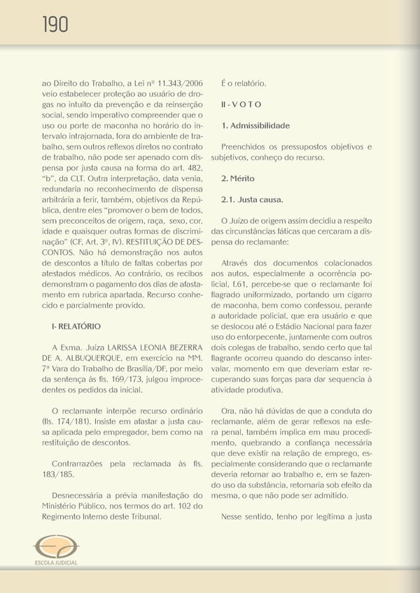 Revista TRT 10 v. 20 n. 1 - Page 189