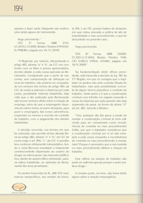 Revista TRT 10 v. 20 n. 1 - Page 193