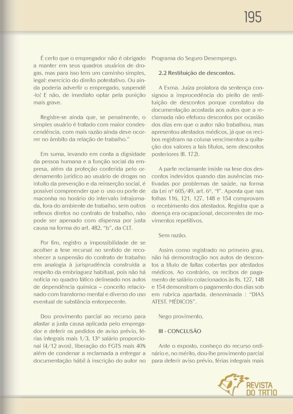 Revista TRT 10 v. 20 n. 1 - Page 194