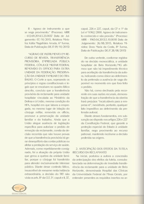 Revista TRT 10 v. 20 n. 1 - Page 207