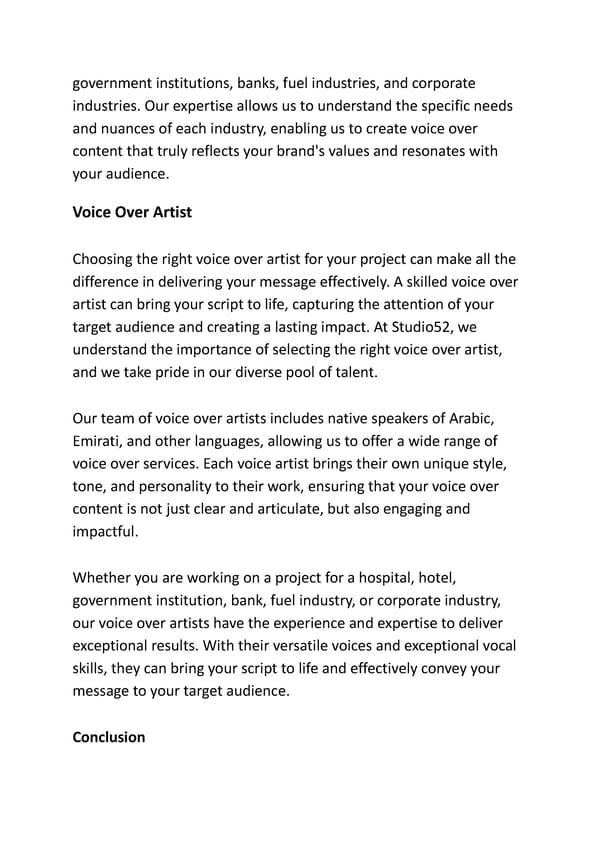 Hire Arabic, Emirati, Khaleeji & Multilingual Voice Over - Page 4