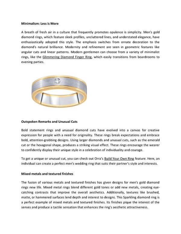 Orra  Trends in Gold Diamond Ring Designs for Men  From Classic to Modern (1) - Page 2