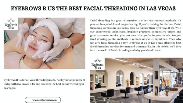 Eyebrows R Us The Best Facial Threading in Las Vegas - Page 1