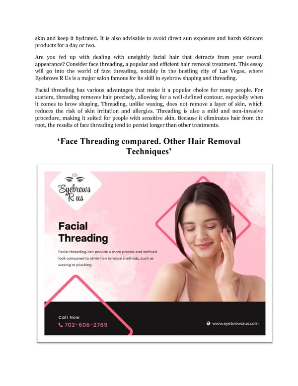 How long does a facial threading session usually take - Page 2