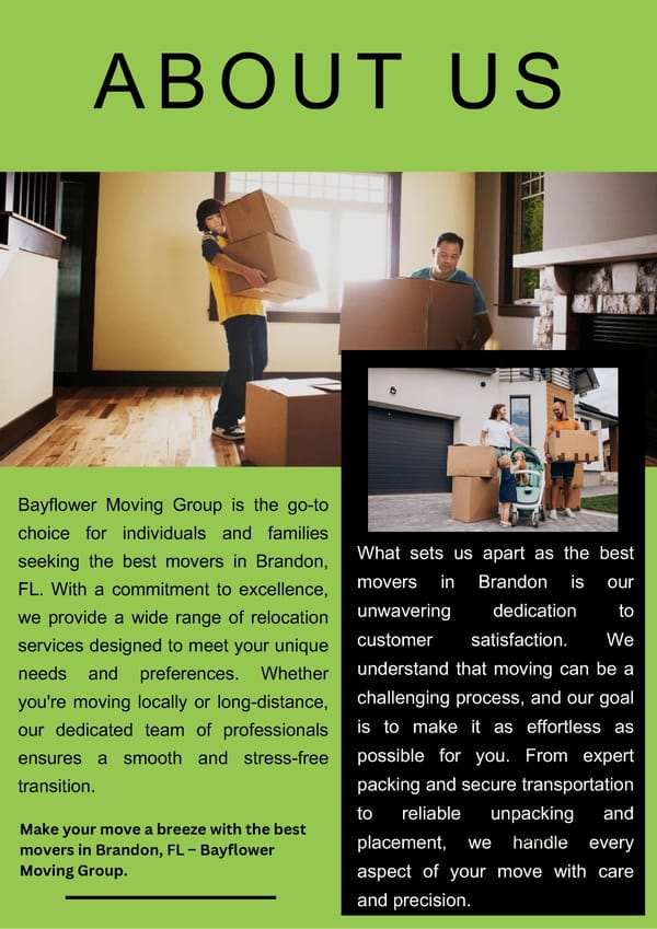 Trusted Relocation Partner: Best Movers in Brandon - Page 2