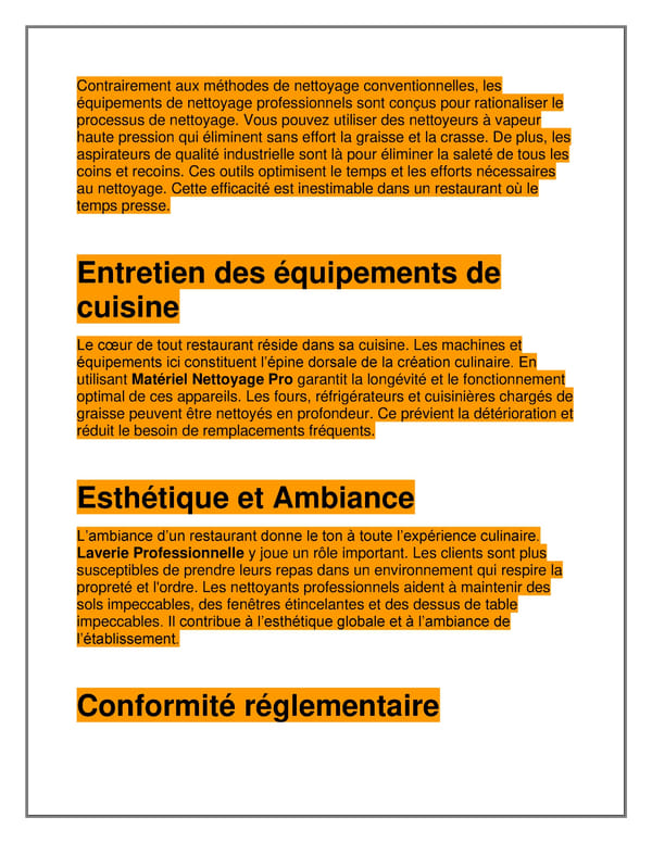 7 raisons pour lesquelles vous devriez utiliser matériel de nettoyage pro pour votre entreprise de restauration - Page 4