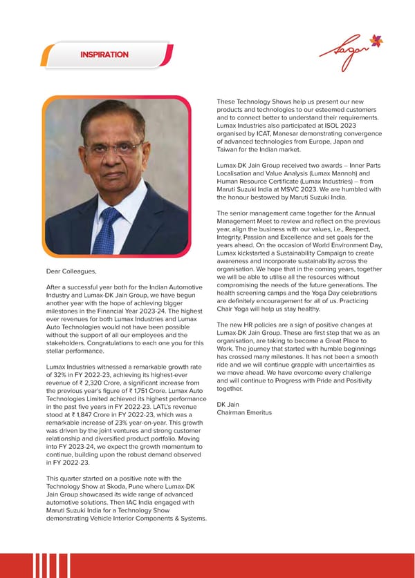 Sagar Newsletter 2023 - Page 3