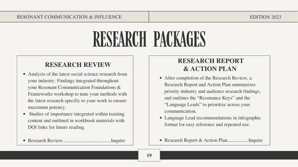 Resonant Communication & Influence - Page 19