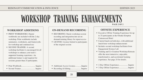 Resonant Communication & Influence - Page 21