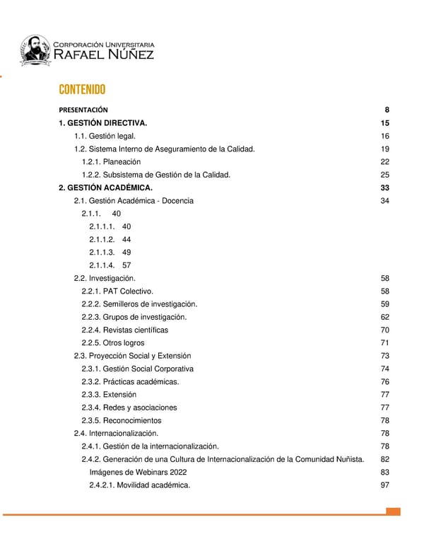 INFORME DE GESTION CURN 2022 - Page 12