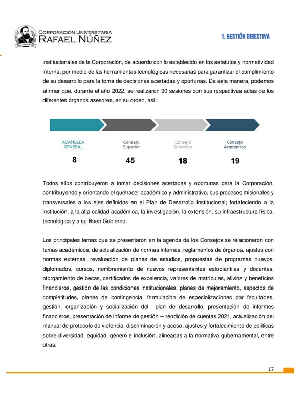 INFORME DE GESTION CURN 2022 - Page 18