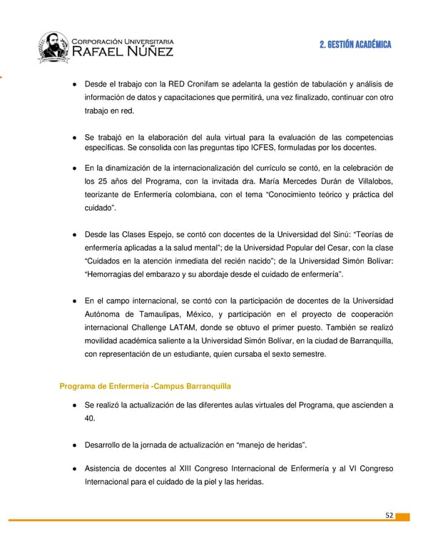 INFORME DE GESTION CURN 2022 - Page 53