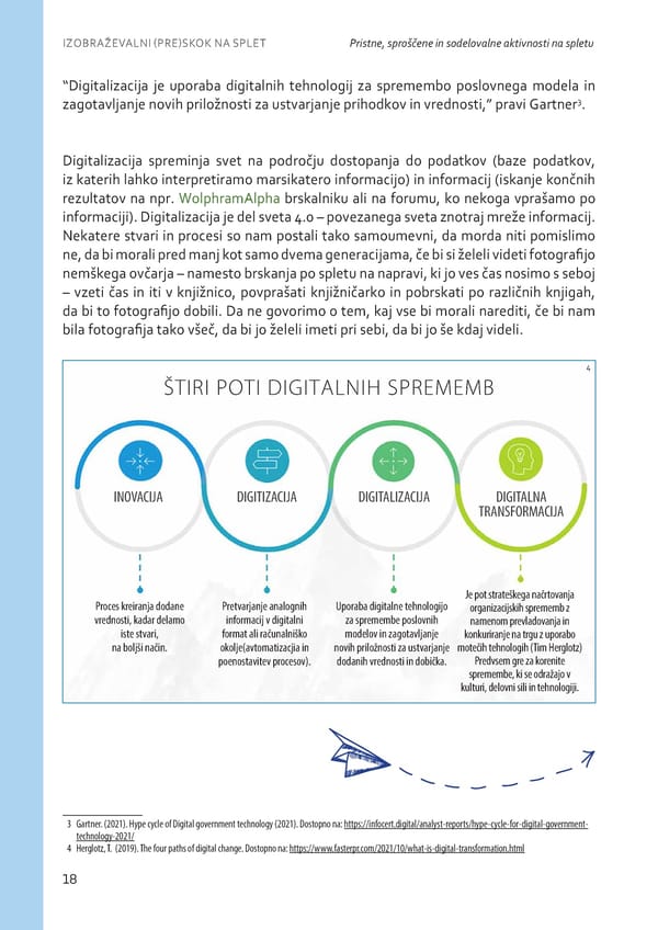 Izobraževalni (pre)skok na splet - Page 19