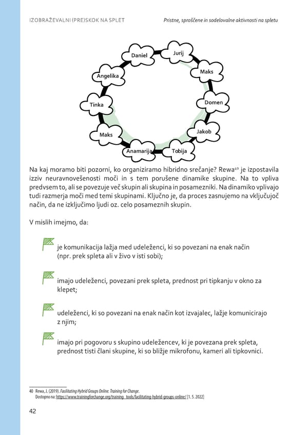 Izobraževalni (pre)skok na splet - Page 43