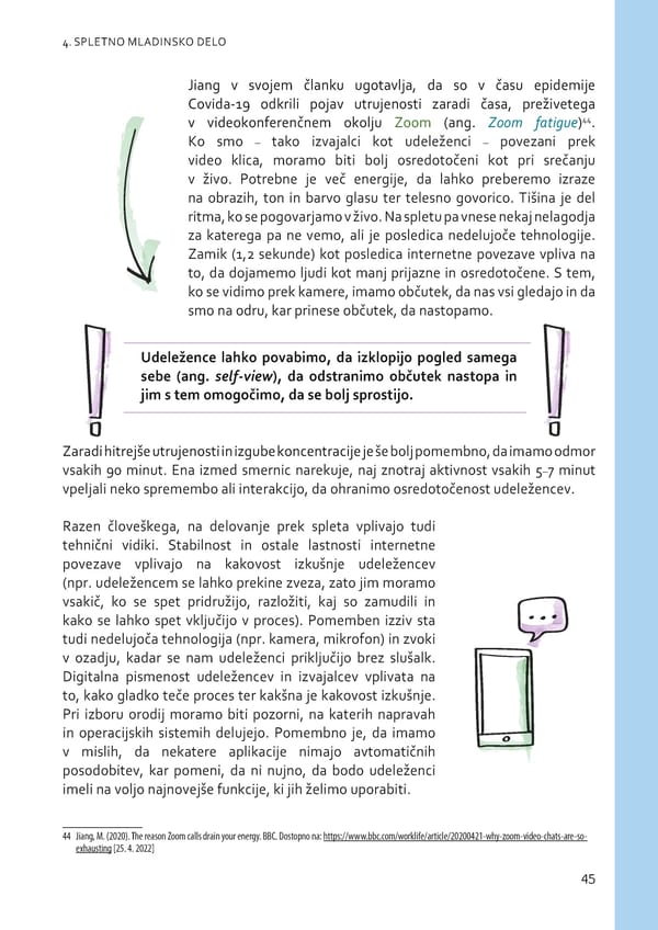 Izobraževalni (pre)skok na splet - Page 46