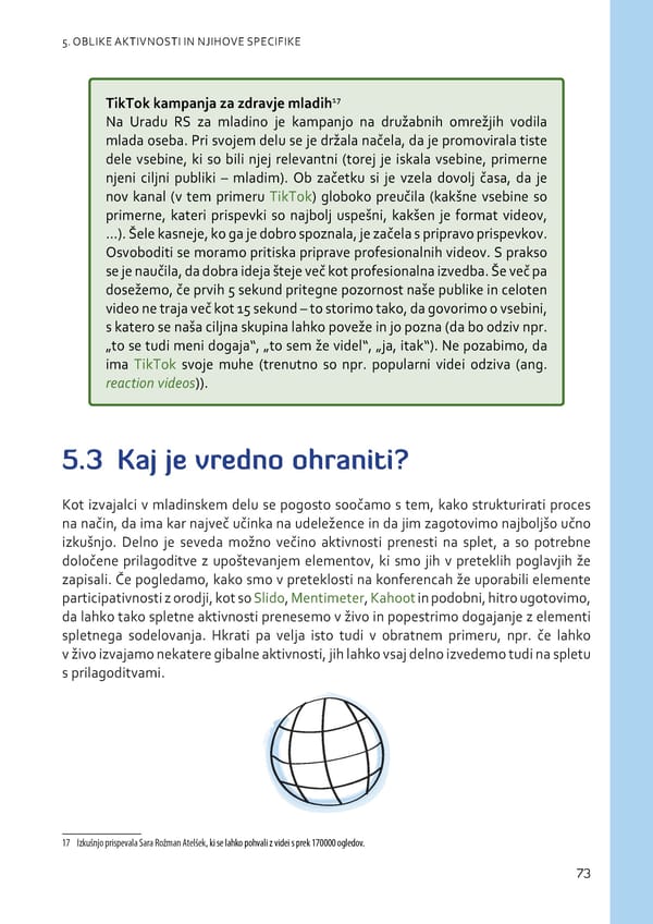 Izobraževalni (pre)skok na splet - Page 74