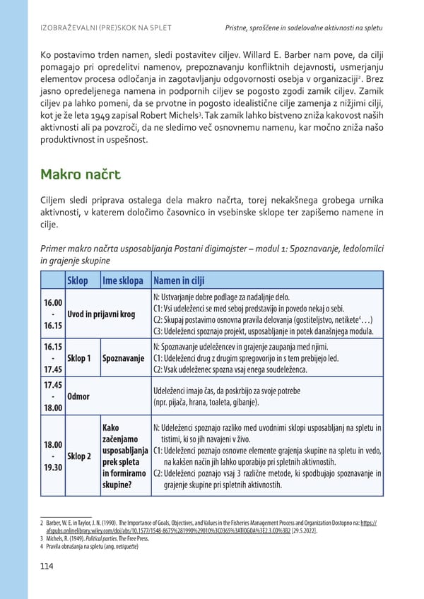 Izobraževalni (pre)skok na splet - Page 115