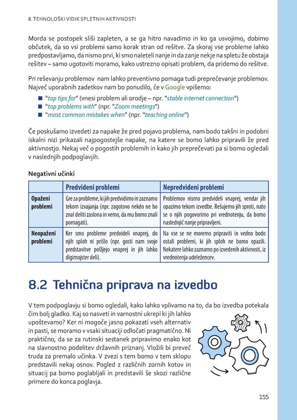 Izobraževalni (pre)skok na splet - Page 156