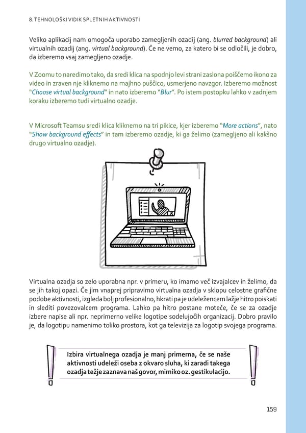 Izobraževalni (pre)skok na splet - Page 160