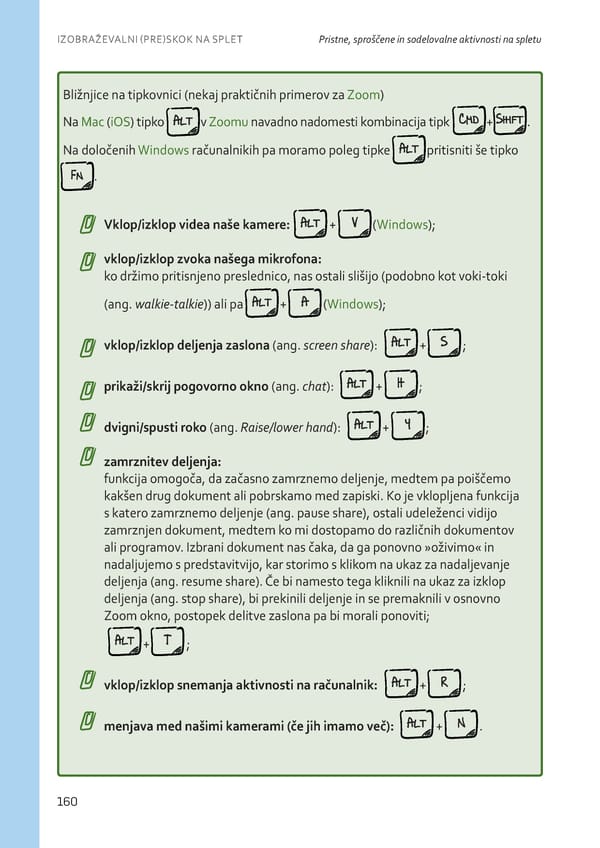 Izobraževalni (pre)skok na splet - Page 161