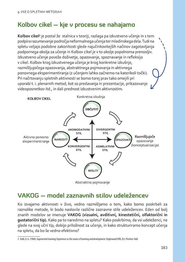 Izobraževalni (pre)skok na splet - Page 184