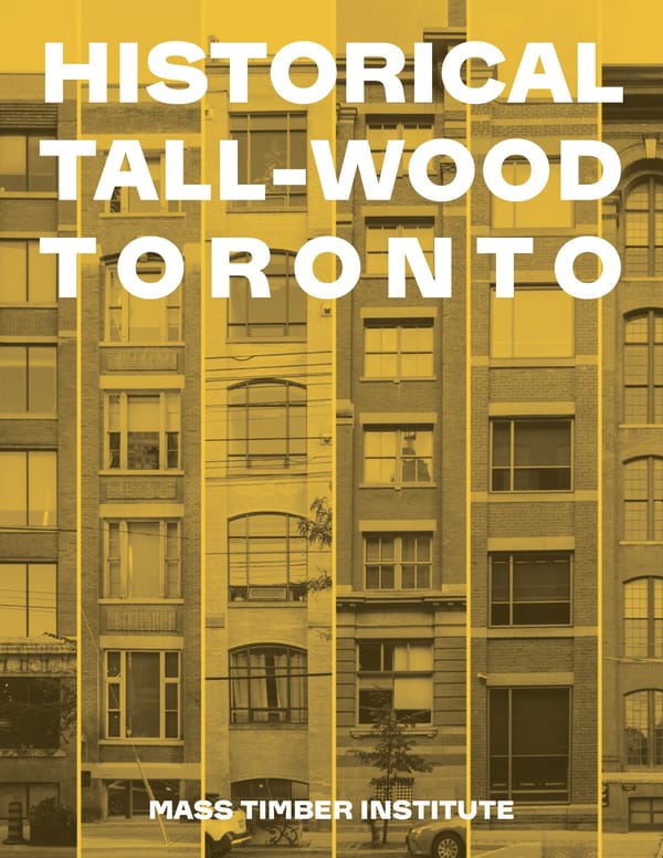 Historical Tall Wood Toronto - Draft Excerpts - Page 1