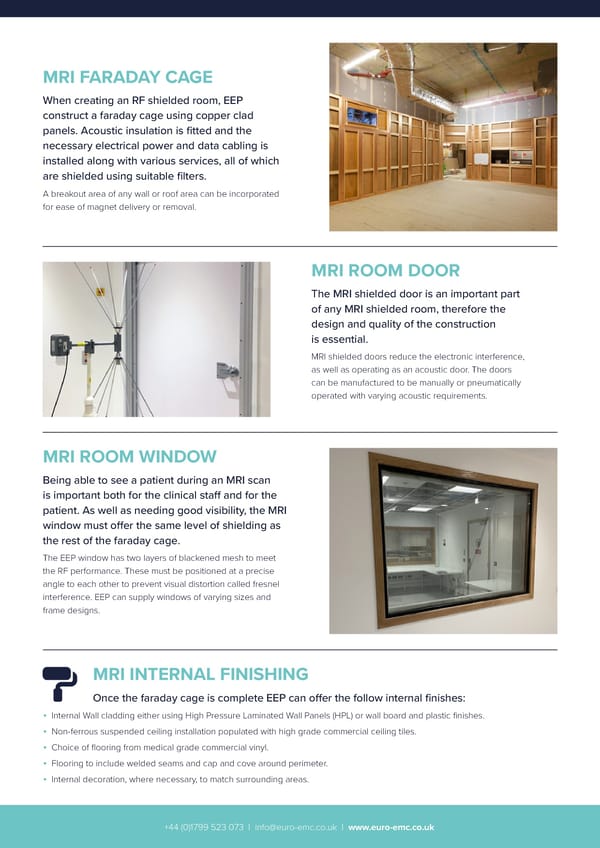 European EMC Products Ltd - MRI Medical Shielded Rooms - Page 3