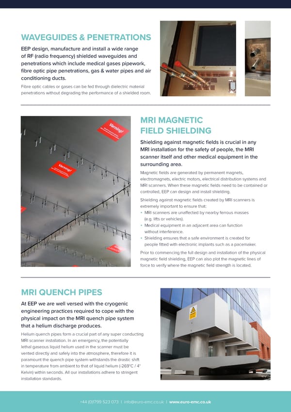 European EMC Products Ltd - MRI Medical Shielded Rooms - Page 4