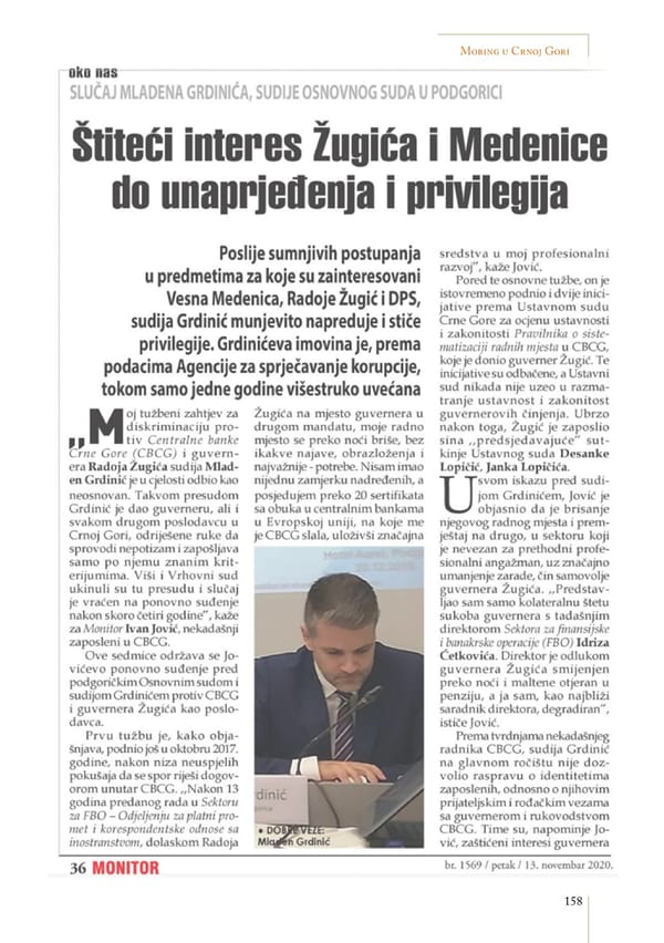 Mobing u Crnoj Gori: slučaj Irene Radović - Page 13