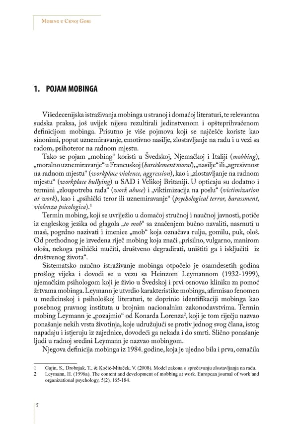 Mobbing and gender based discrimination in Montenegro by Irena Radovic - Page 16