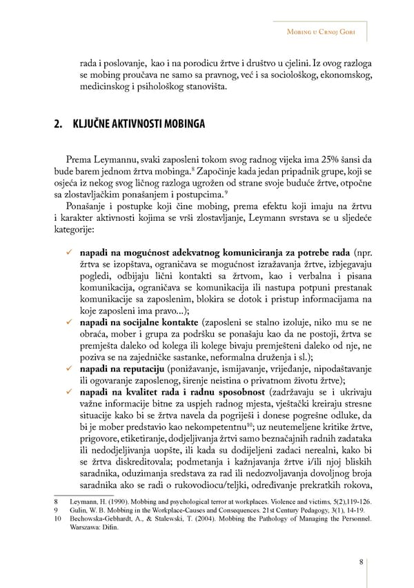 Mobbing and gender based discrimination in Montenegro by Irena Radovic - Page 19