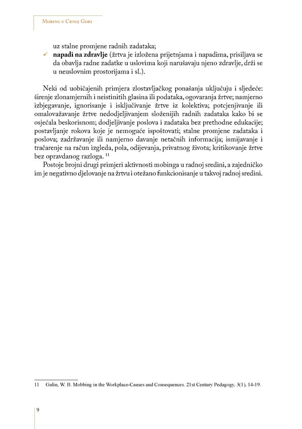 Mobbing and gender based discrimination in Montenegro by Irena Radovic - Page 20