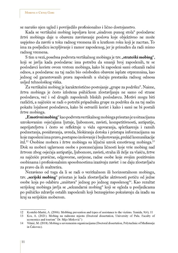 Mobbing and gender based discrimination in Montenegro by Irena Radovic - Page 22