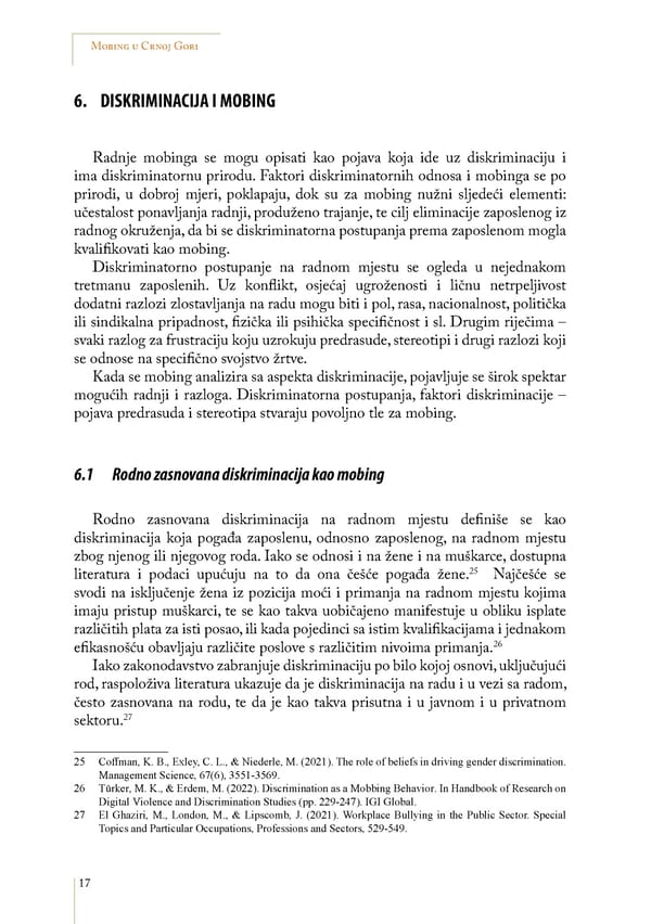 Mobbing and gender based discrimination in Montenegro by Irena Radovic - Page 28