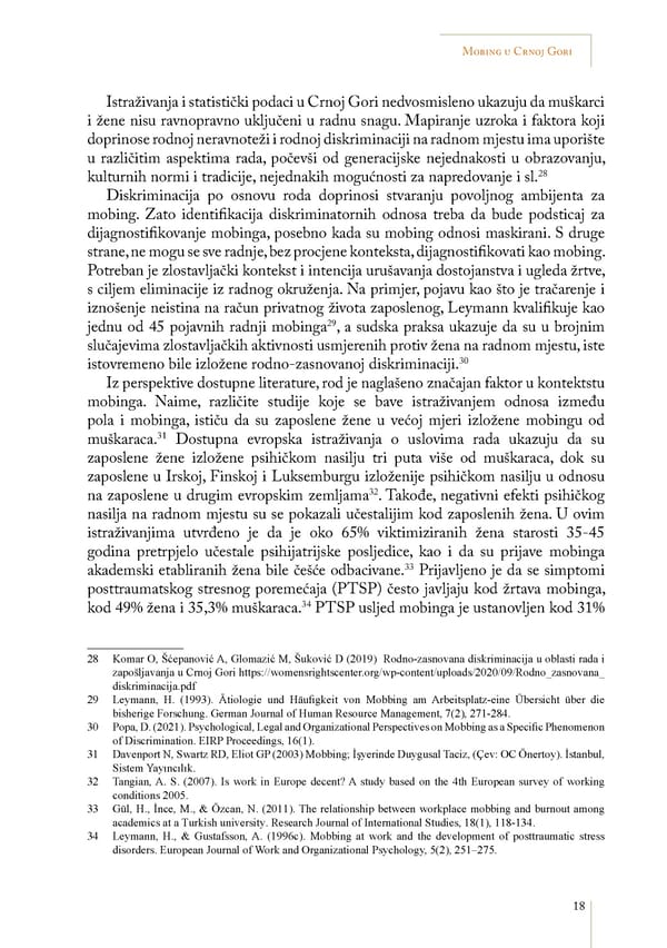 Mobbing and gender based discrimination in Montenegro by Irena Radovic - Page 29