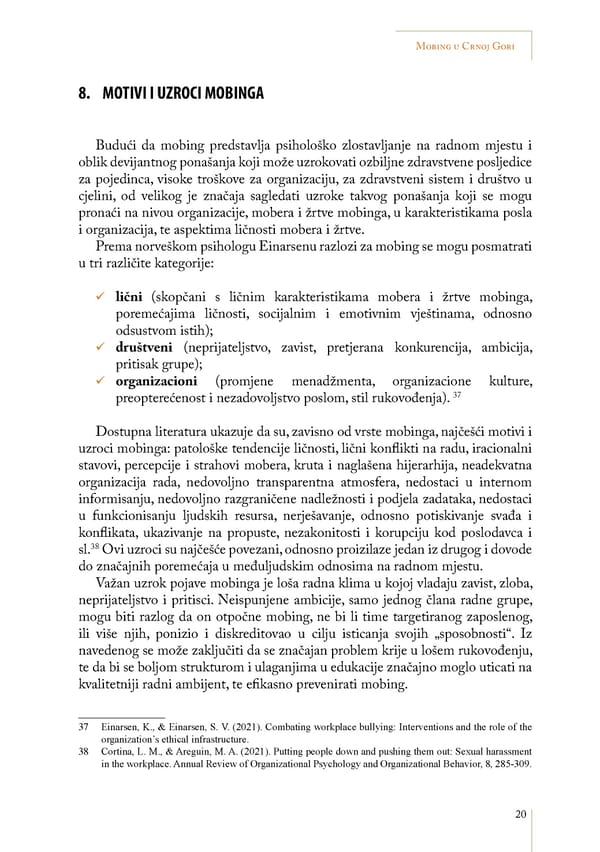 Mobbing and gender based discrimination in Montenegro by Irena Radovic - Page 31