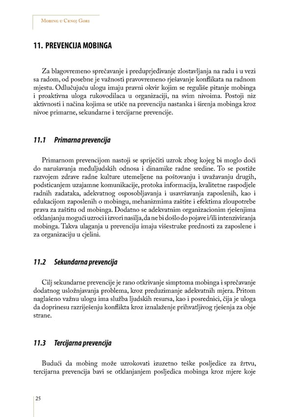 Mobbing and gender based discrimination in Montenegro by Irena Radovic - Page 36