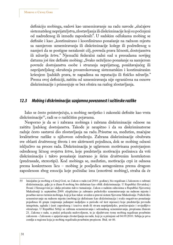 Mobbing and gender based discrimination in Montenegro by Irena Radovic - Page 42