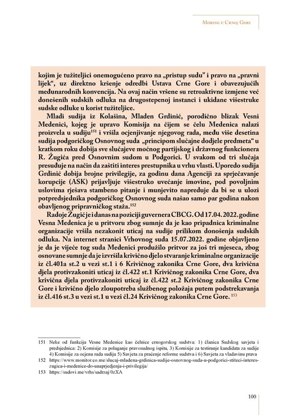 Mobbing and gender based discrimination in Montenegro by Irena Radovic - Page 111