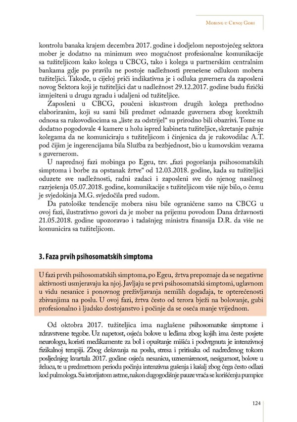 Mobbing and gender based discrimination in Montenegro by Irena Radovic - Page 135