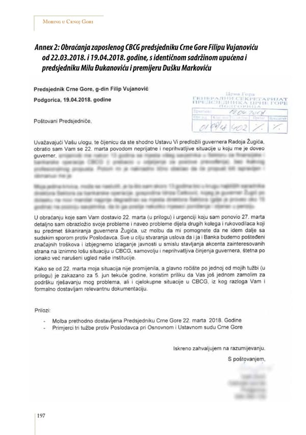 Mobbing and gender based discrimination in Montenegro by Irena Radovic - Page 208