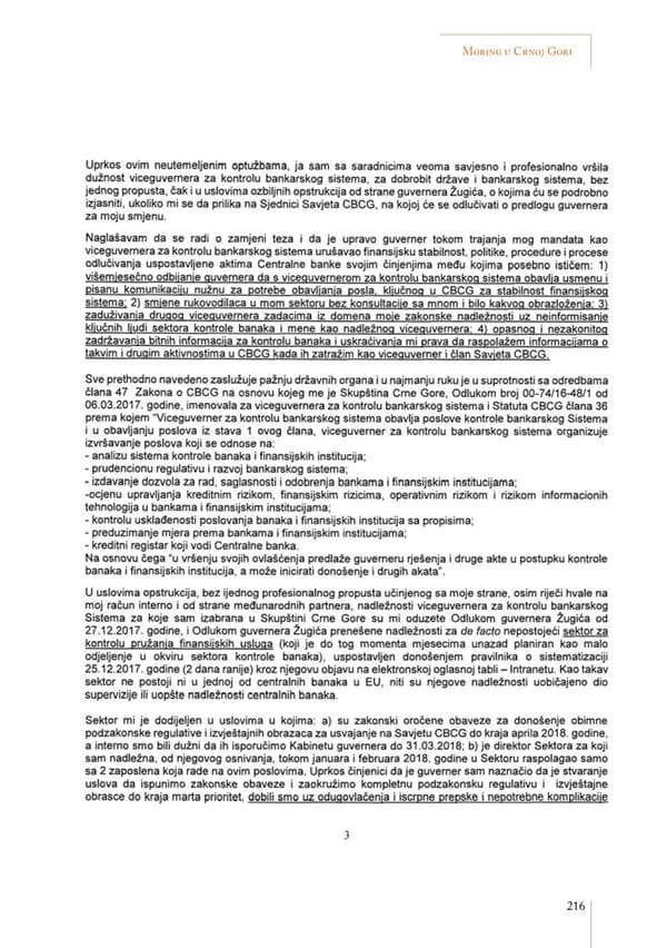 Mobbing and gender based discrimination in Montenegro by Irena Radovic - Page 227