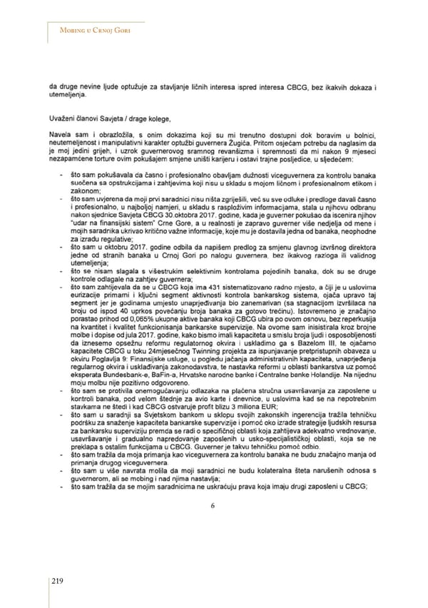 Mobbing and gender based discrimination in Montenegro by Irena Radovic - Page 230